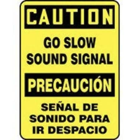 Accuform OSHA CAUTION SAFETY SIGN COMPRESSED MCPG603VA MCPG603VA